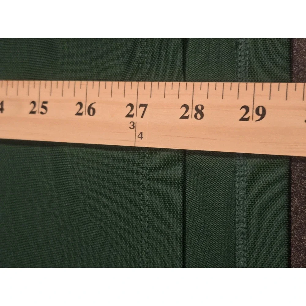 RLX Ralph Lauren Men's Long Sleeve Performance Polo Shirt Green Pocket Logo Size